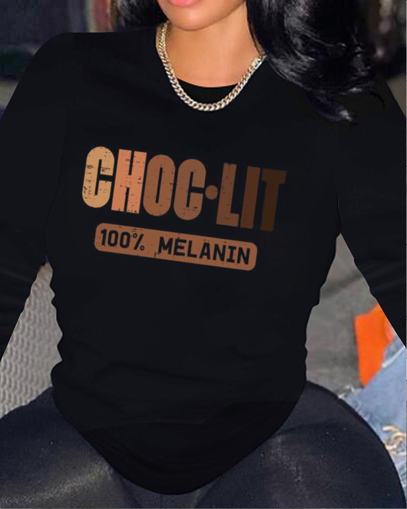Choc Lit Long Sleeve T-shirt