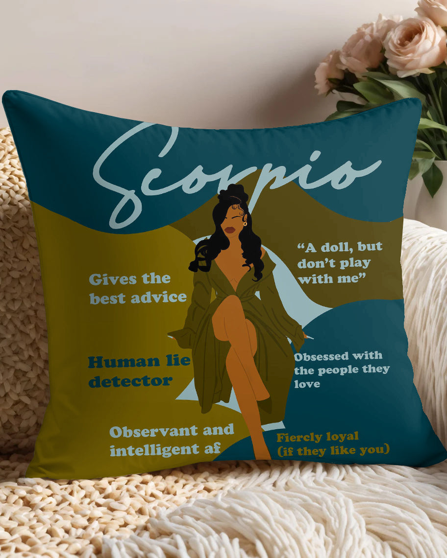 Scorpio Girly Season Pillowcase