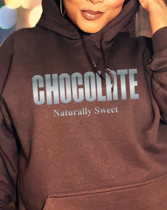 Chocolate Bar (Shiny Silver Foil) Hoodie