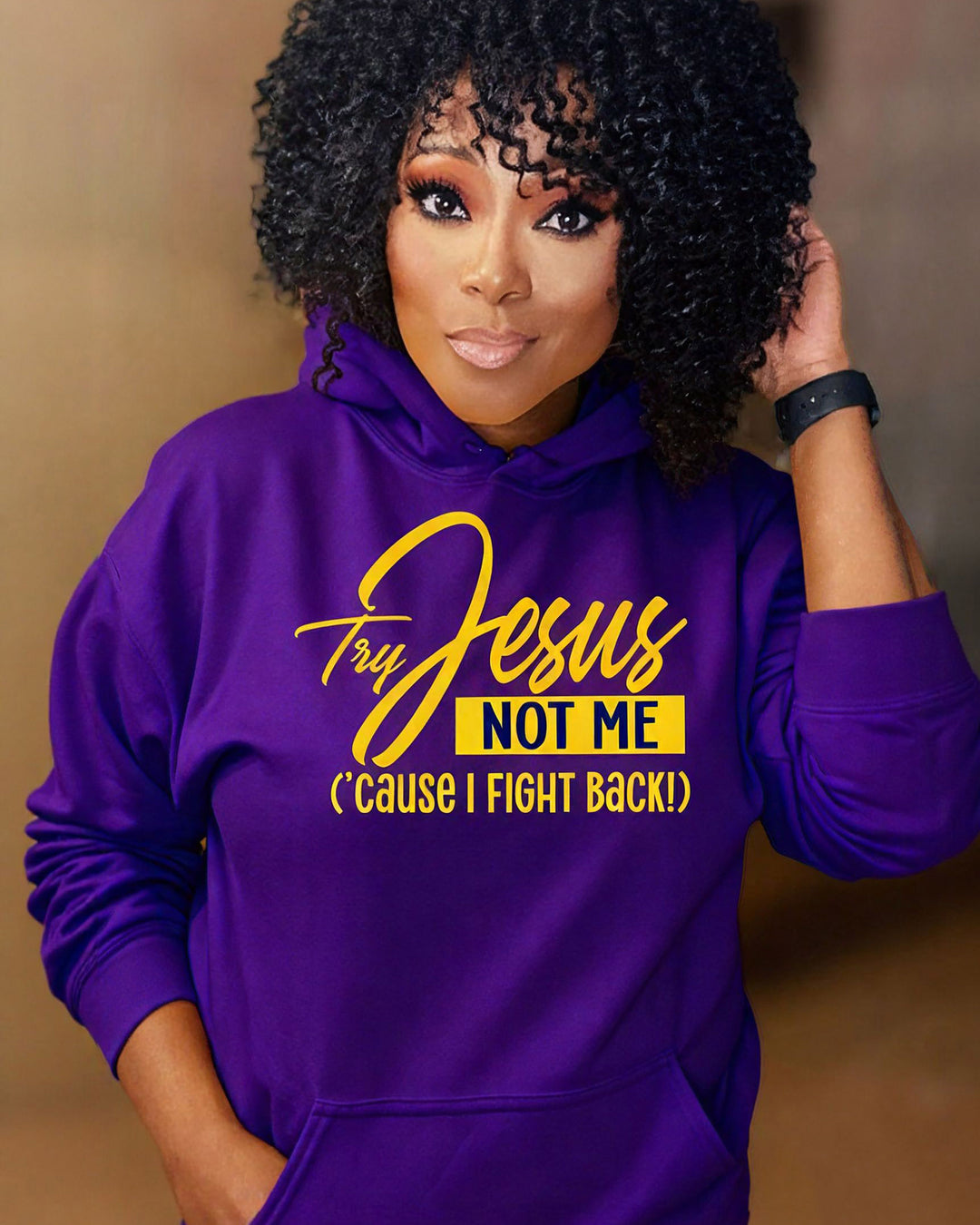 Try Jesus Not Me Long-sleeved Hoodies