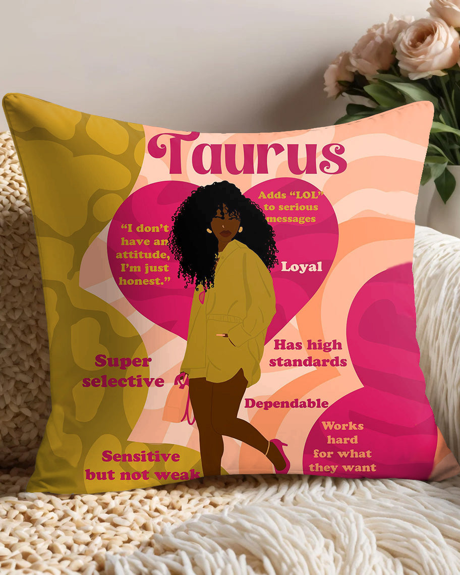 Taurus Girly Season Pillowcase