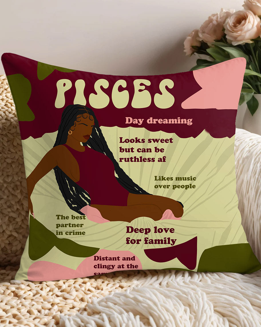 Pisces Girly Season Pillowcase