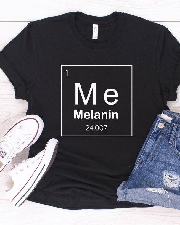 Me (Melanin) 24/7/Melanin Short Sleeve T-shirt