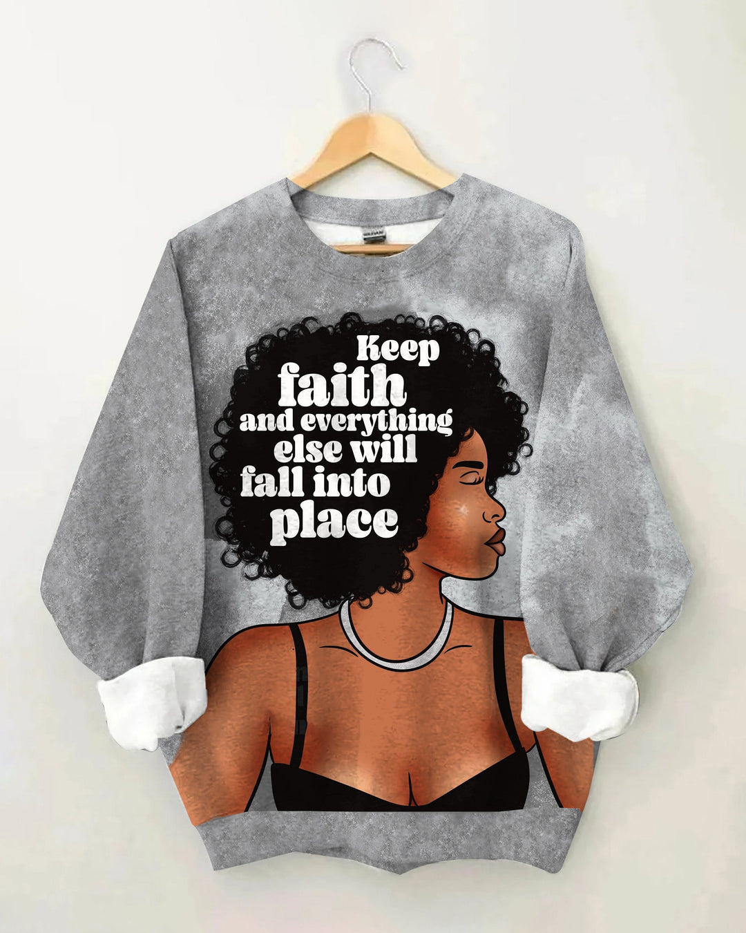Keep Faith and Everything Long Sleeve Sweatshirt