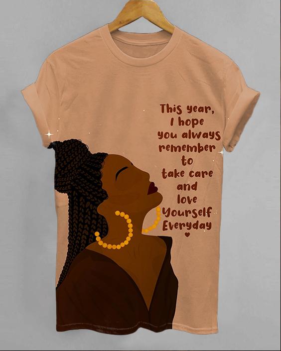 Love Yourself Everyday Unisex Short Sleeve Tshirt