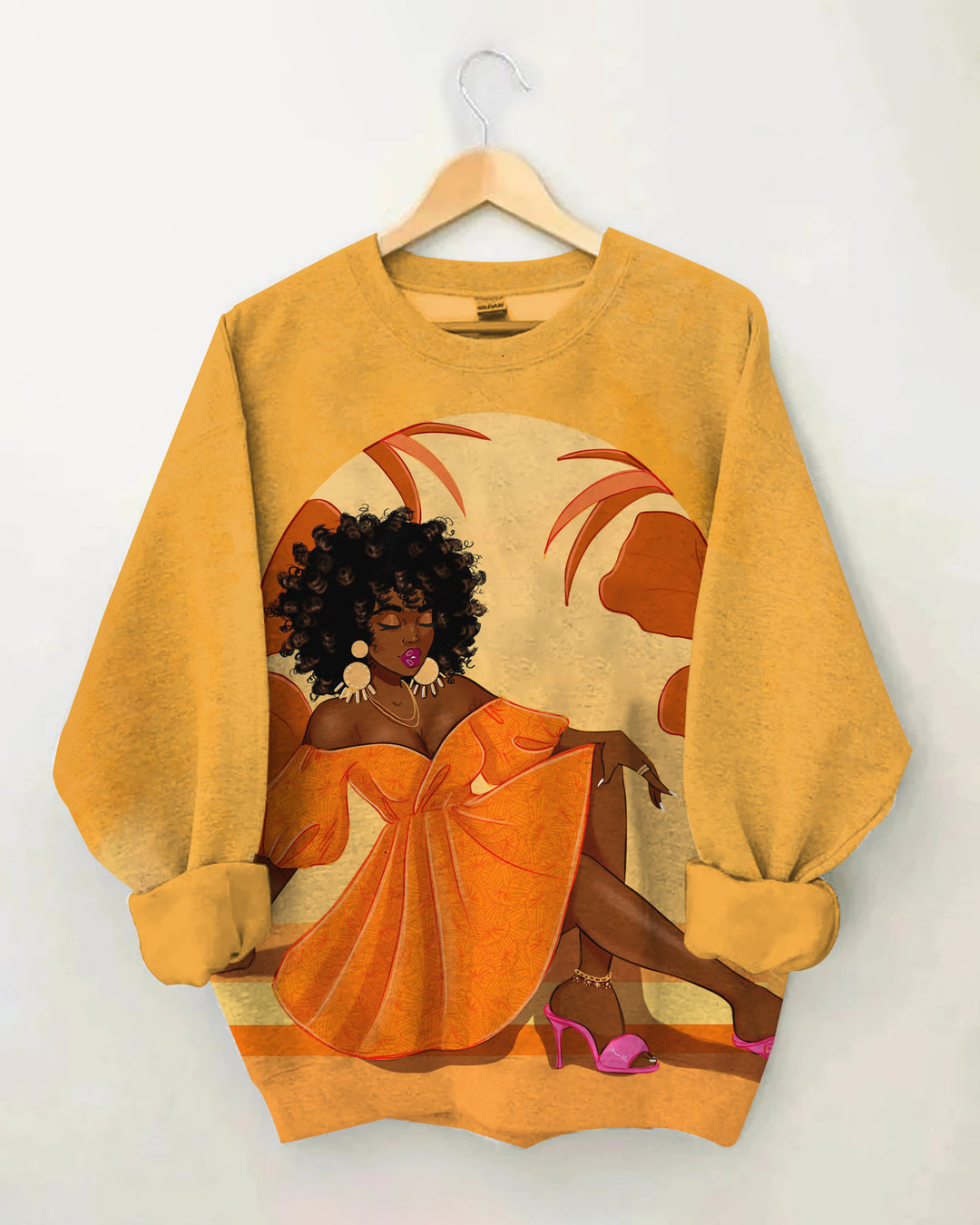 Shine Bright Art Print Long Sleeve Sweatshirt