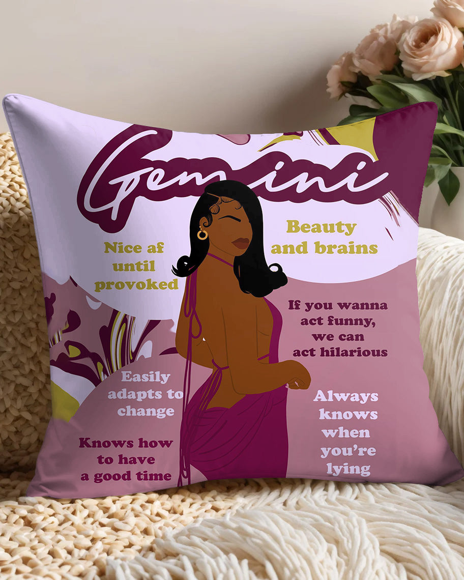 Gemini Girly Season Pillowcase