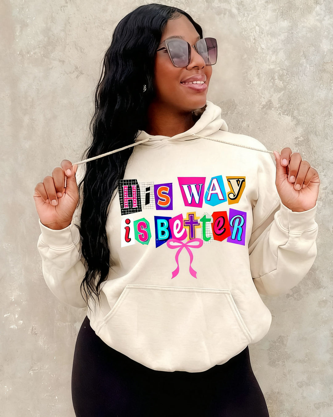 His Way Is Better Long Sleeve Hoodies