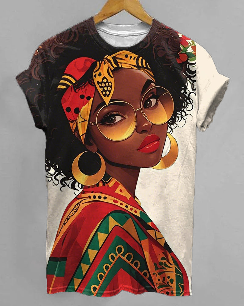 Juneteenth Print T-Shirt