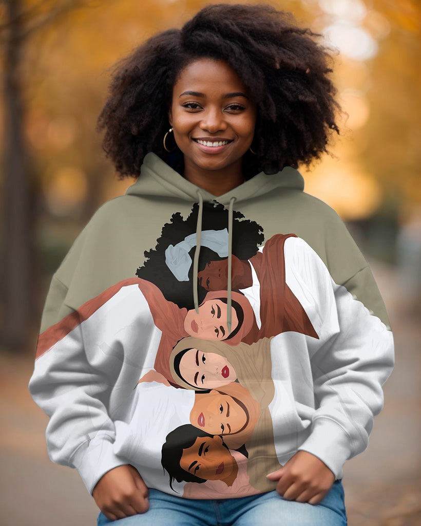 Women Bring Me Peace Long-sleeved Hoodie
