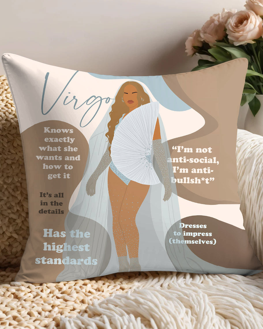Virgo Girly Season Pillowcase
