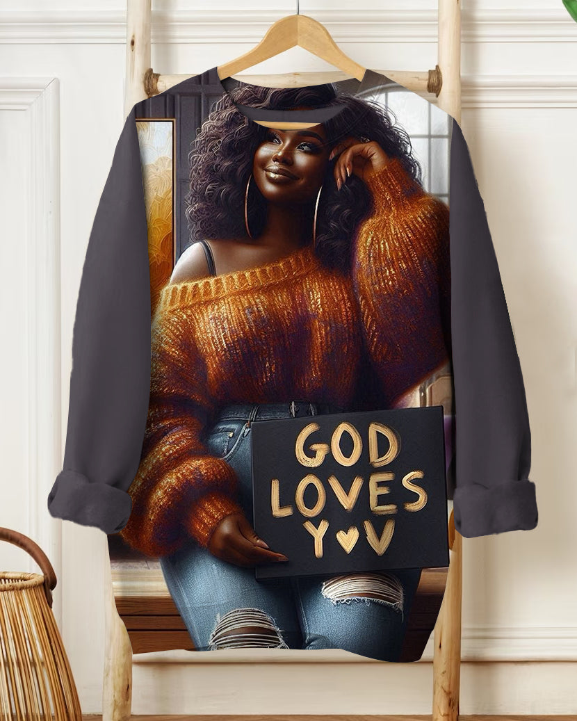 God Love You Crewneck Sweatshirt