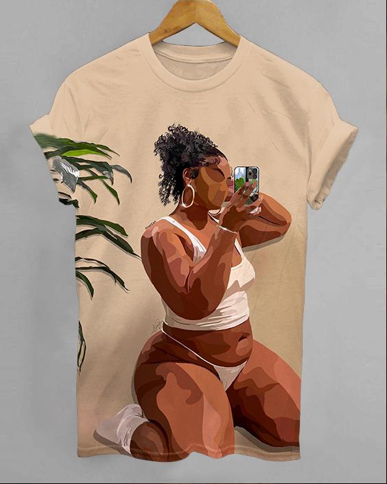 Curvy Is Beauty Unisex Short Sleeve Tshirt