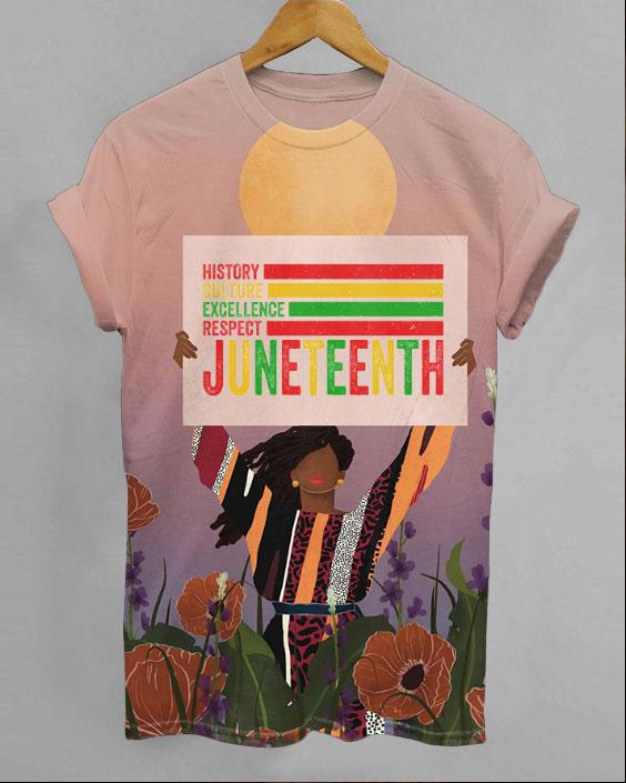 Celebrating Black Juneteenth Unisex Short Sleeve Tshirt