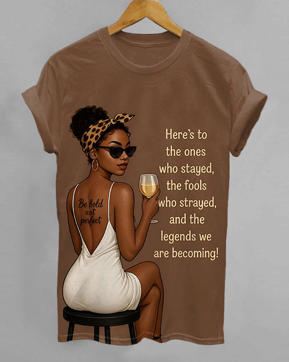 The Legends We Are Becoming Crew Neck Short Sleeve T-shirt