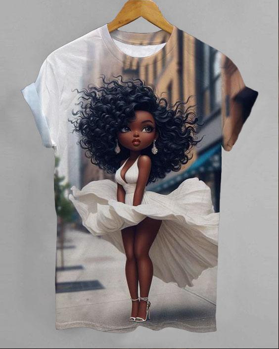 Cute Black Monroe Unisex Short Sleeve Tshirt
