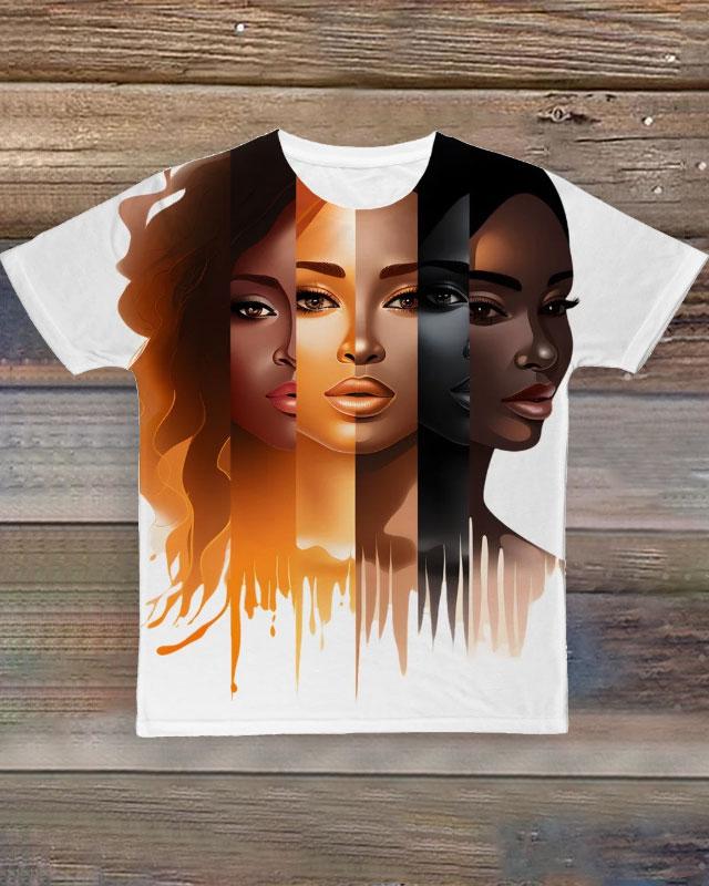 Melanin Beauty Shades Classic Short Sleeve T-shirt