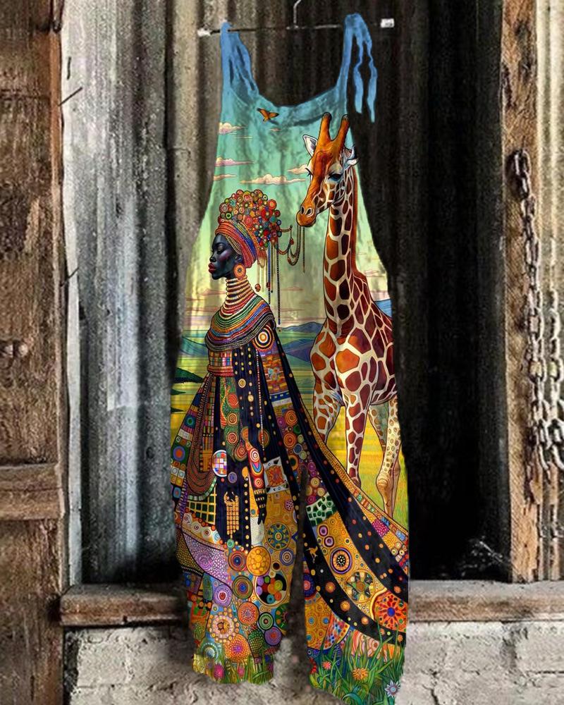 Gorgeous Tribal Women's Printed Women's Jumpsuit