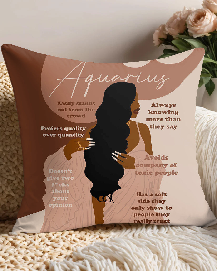 Aquarius Girly Season Pillowcase