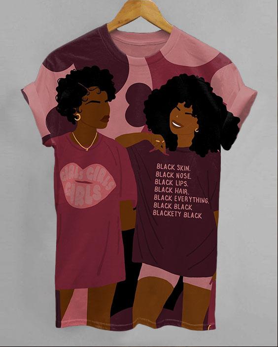 Black Sisters Unisex Short Sleeve Tshirt