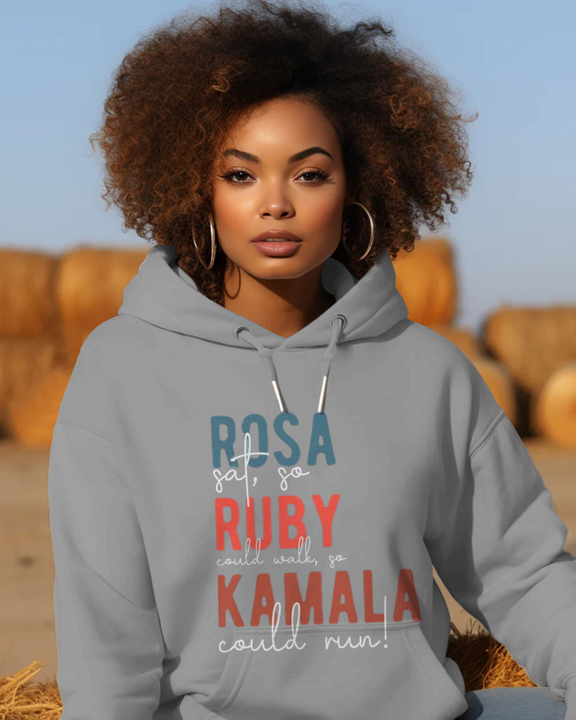 Best Rosa Sat So Ruby Could Walk So Women Could Run Long-sleeved Hooded Sweatshirt