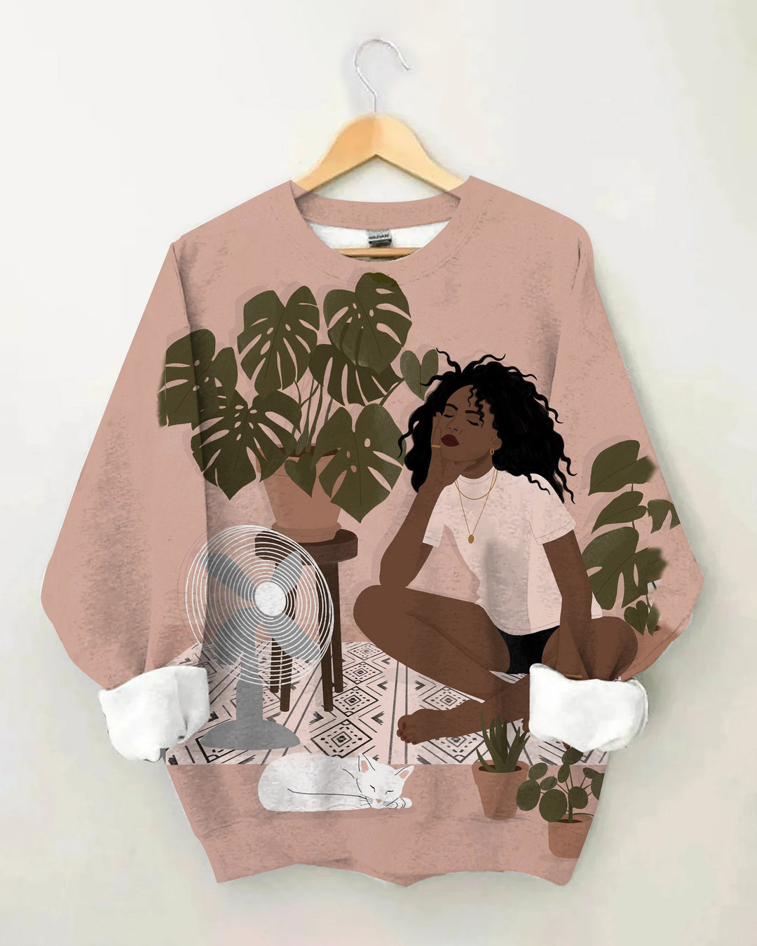Brown Girl In A Daze Long Sleeve Sweatshirt
