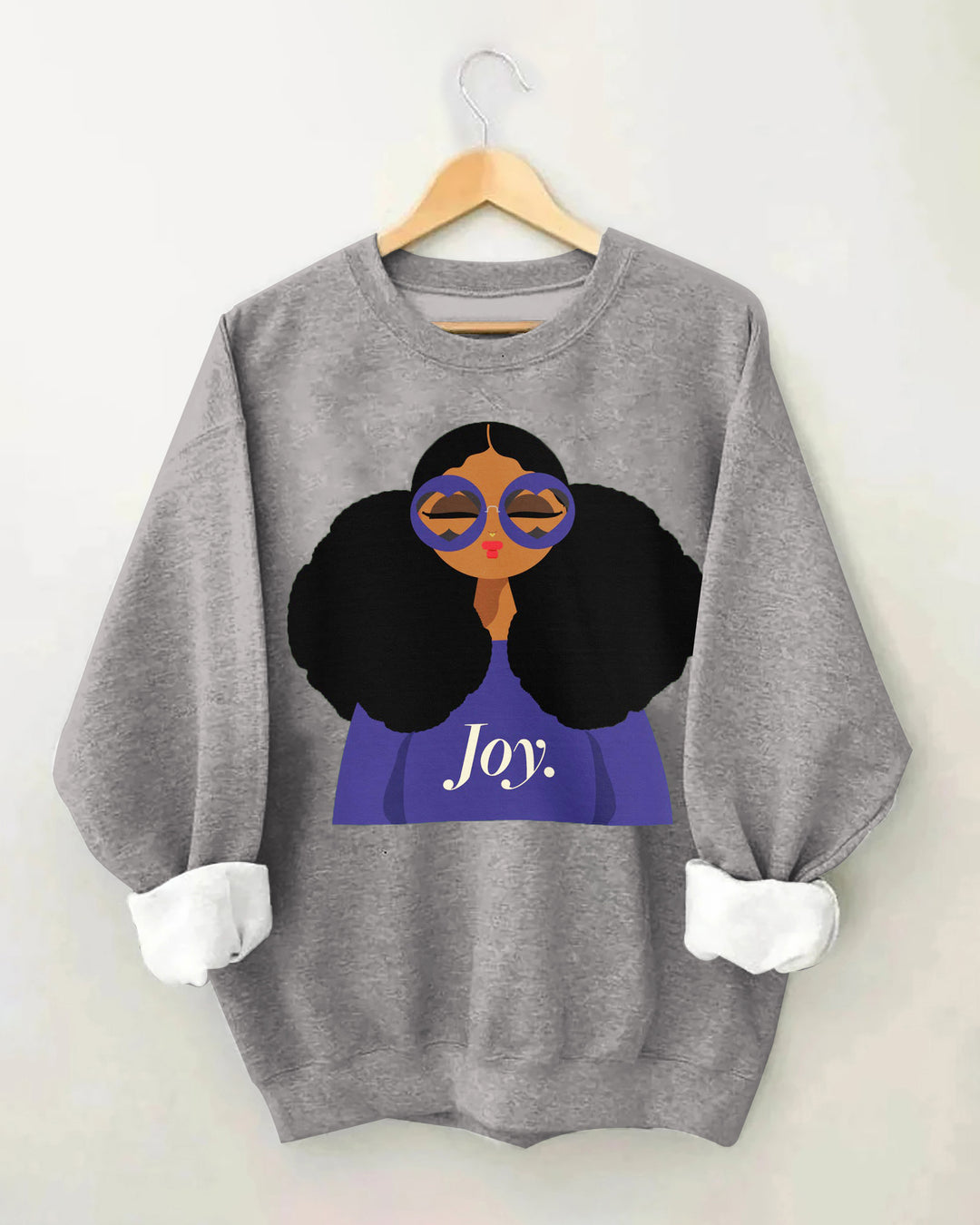 Fashionable And Fun Crew Neck Long Sleeve Casual Print Sweatshirt