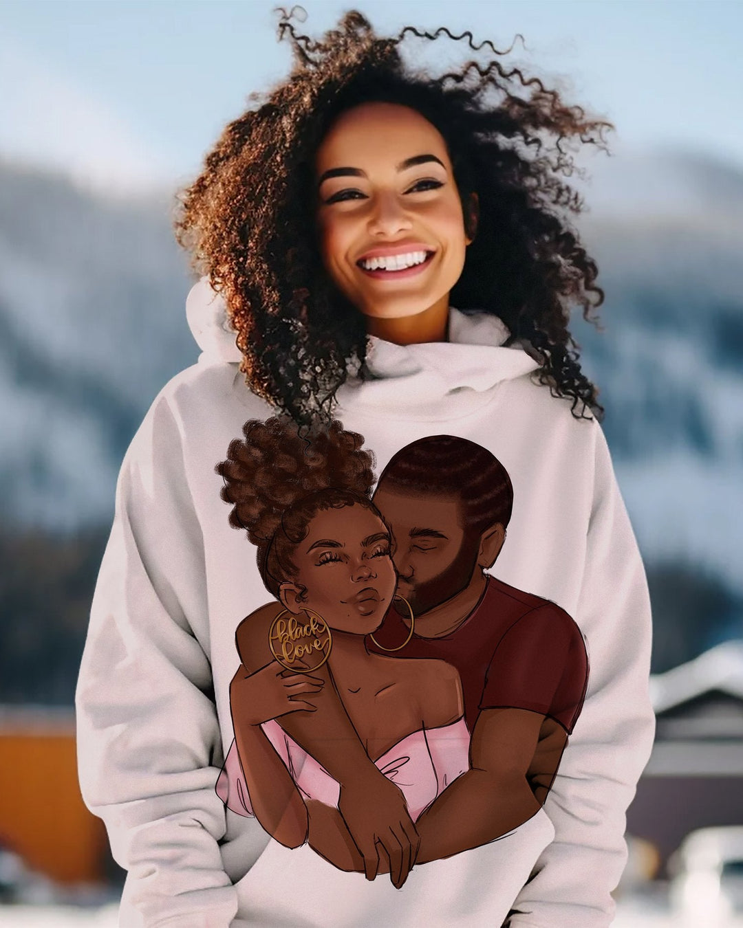 Black Love Long Sleeve Hoodie