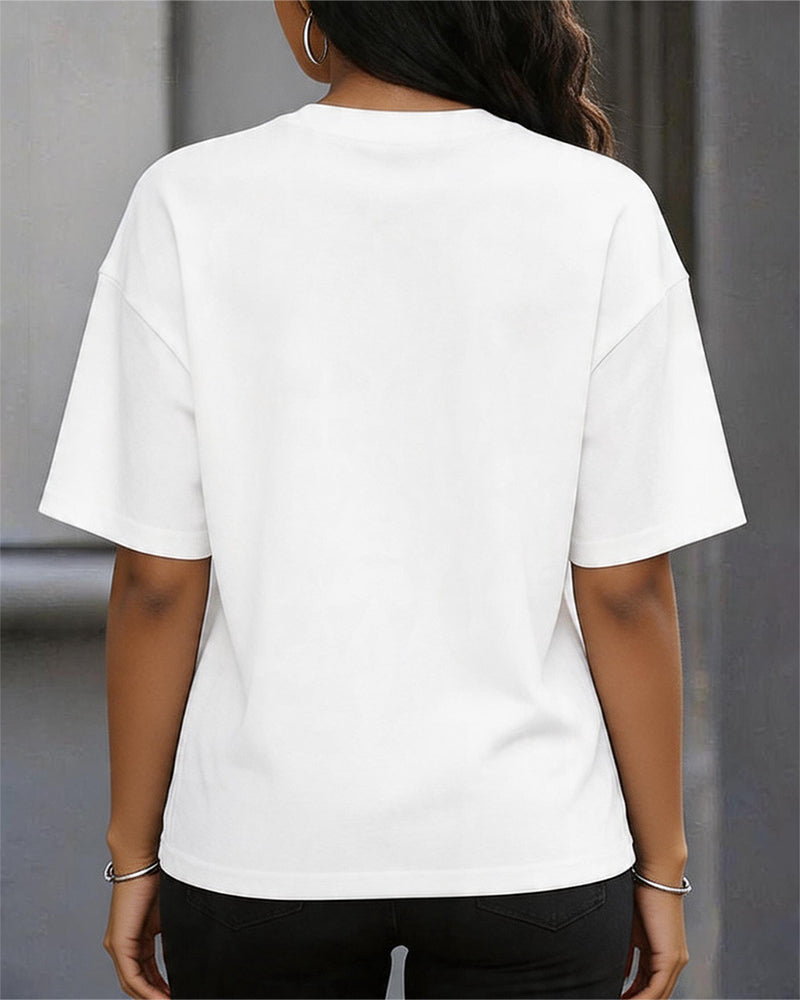 100% Cotton 250 Anniversary Juneteenth Break Free Chain Fist Print Crewneck Short Sleeve Tee