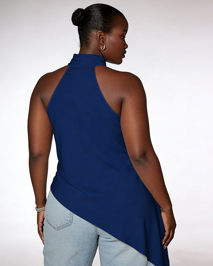 Prayer Slogan Printed Short-sleeved T-shirt (pure Cotton)/neck Slanted Top/V-neck Ruffled Top
