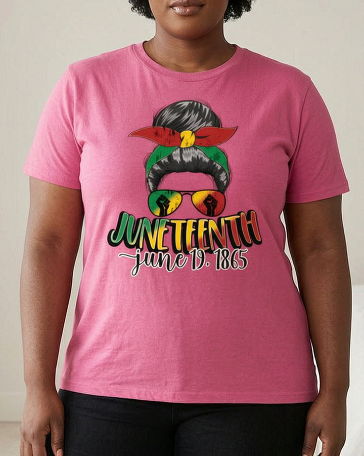 June Day Commemorative Pink Cotton Tee