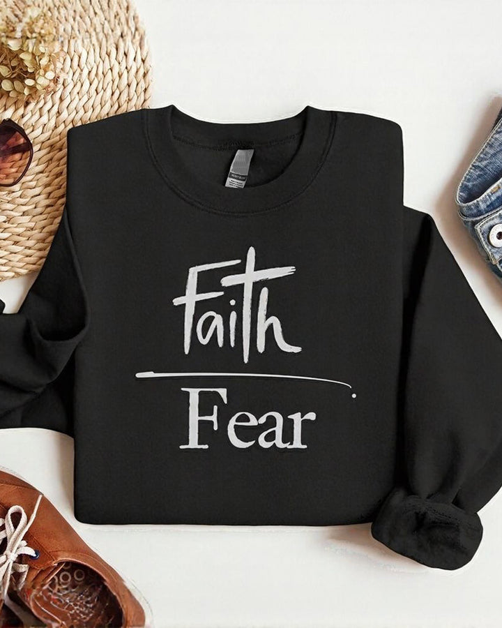 Faith Fear Crewneck Sweatshirt