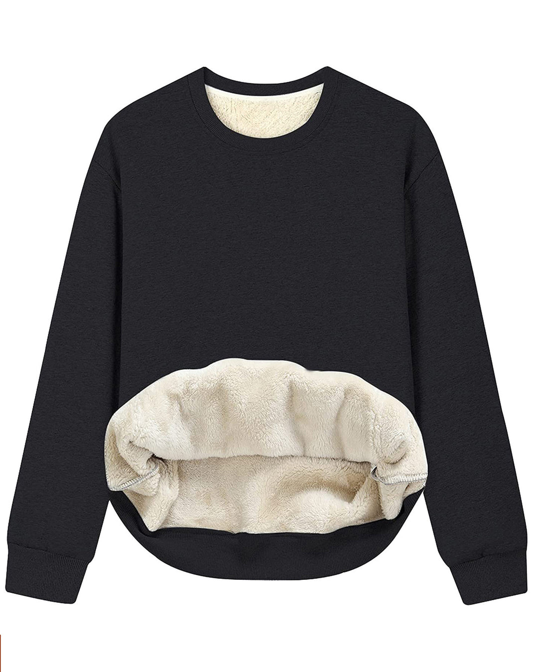 Round Neck Pullover Sweatshirt Thickened Base Sweatshirt