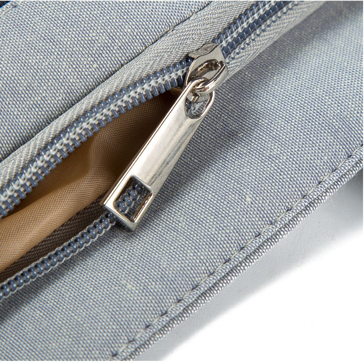 Denim Curly Girl Zip Shoulder Bag