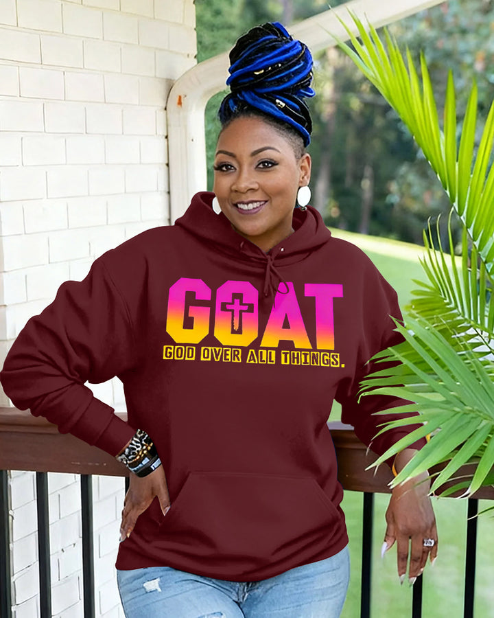 God Over All Things Long Sleeve Hoodies