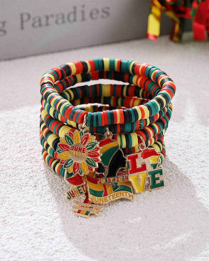 Juneteenth Simple Elastic Adjustable Bracelet