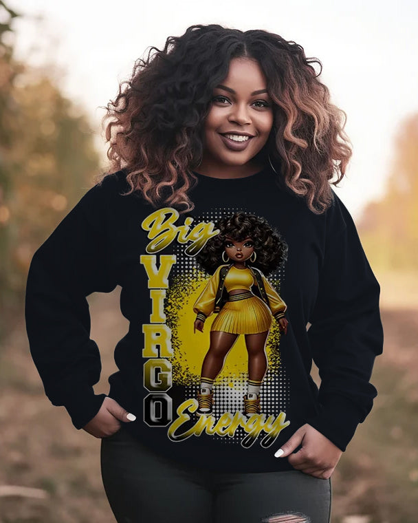 Big Virgo Energy Crewneck Sweatshirt