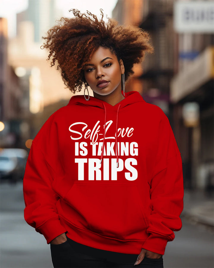 Self Love Is Taking Trips Long Sleeve Hoodies
