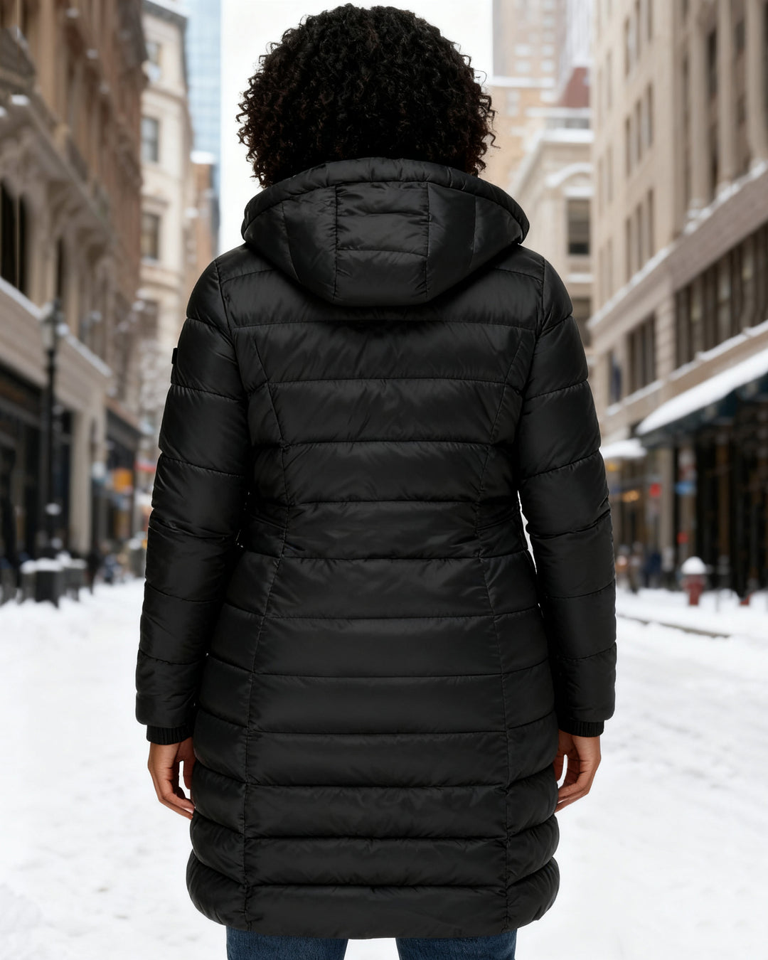 Women's Women's Mid-length Slim-fit Warm Down Cotton-padded Coat