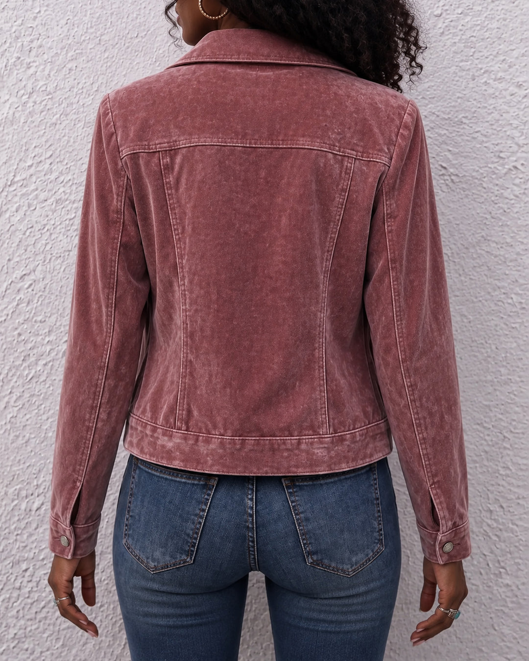 Boho Vintage-inspired Velvet Jacket