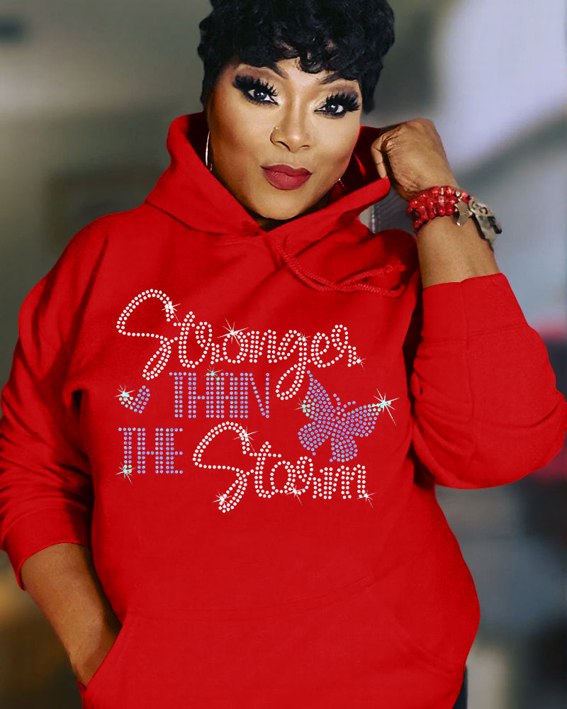 Stronger than the Storm Long Sleeve Hoodies