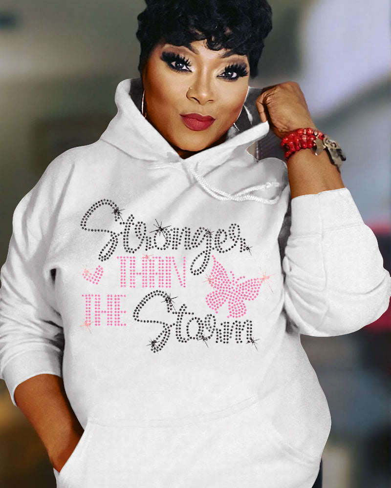 Stronger than the Storm Long Sleeve Hoodies