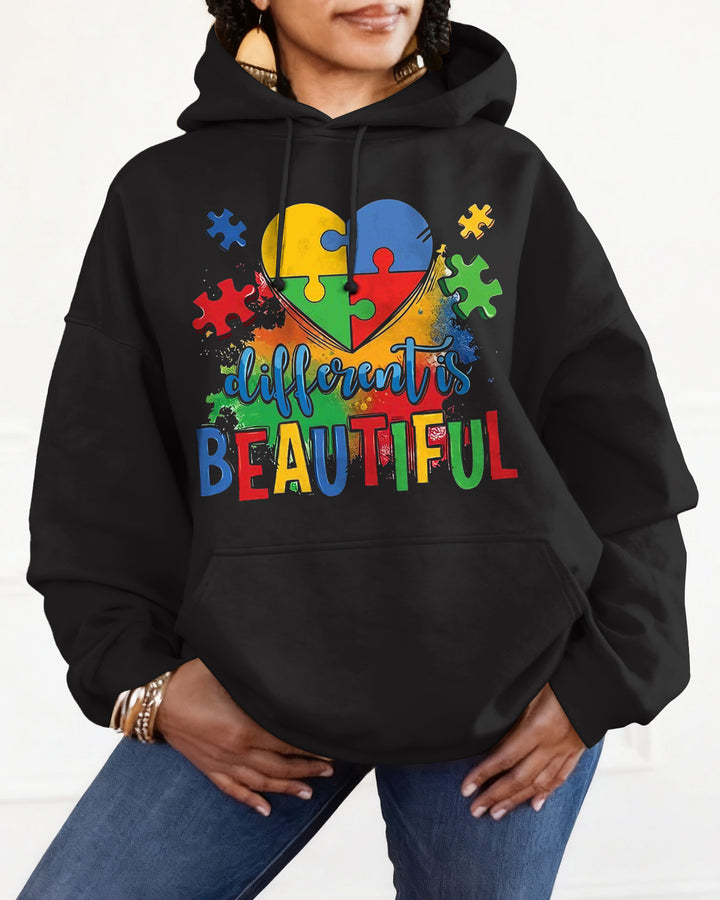 Different Is Beautiful Long-sleeved Hoodies