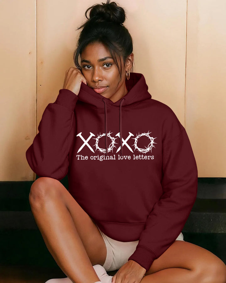 XOXO The Original Love Letters Long Sleeve Hoodies