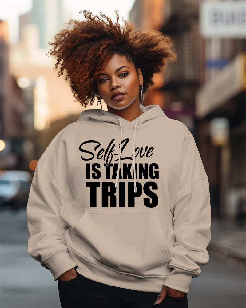 Self Love Is Taking Trips Long Sleeve Hoodies