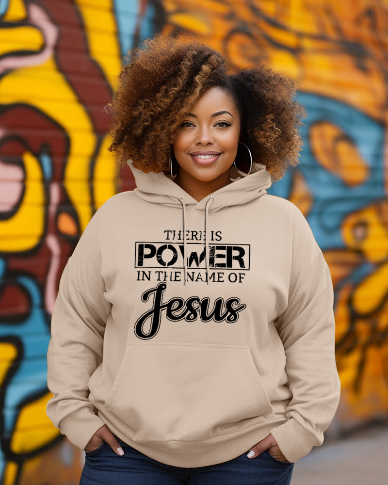 Power In The Name of Jesus Love Long-sleeved Hoodies