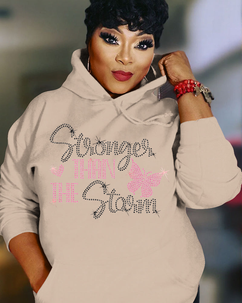 Stronger than the Storm Long Sleeve Hoodies