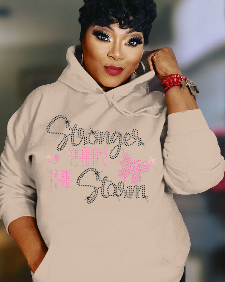 Stronger than the Storm Long Sleeve Hoodies