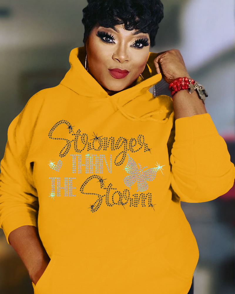 Stronger than the Storm Long Sleeve Hoodies