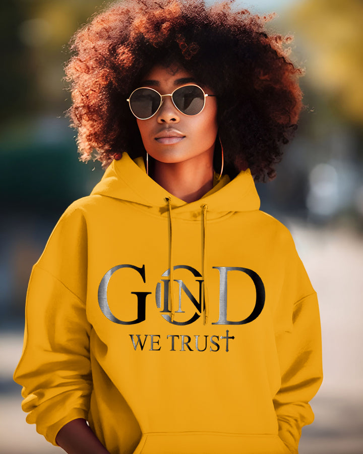 In God We Trust Long Sleeve Hoodies
